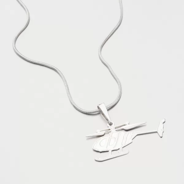 Stříbrný přívěsek vrtulník PAMŠ-130663-Ag
