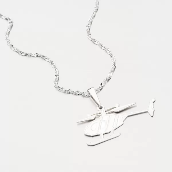 Stříbrný přívěsek vrtulník PAMŠ-130663-Ag