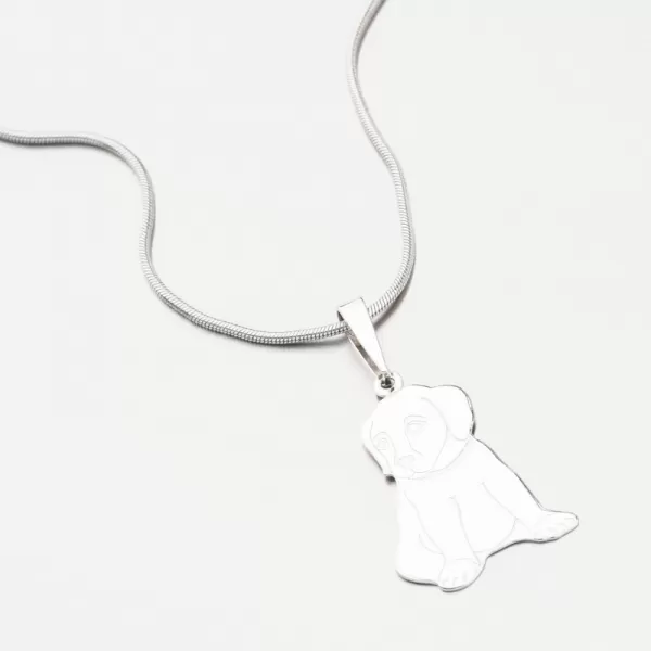 Stříbrný přívěsek pes PAMŠ-130446-Ag