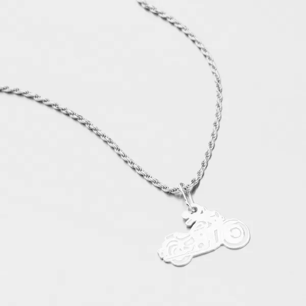 Stříbrný přívěsek motorka PAMŠ-131790-M-Ag