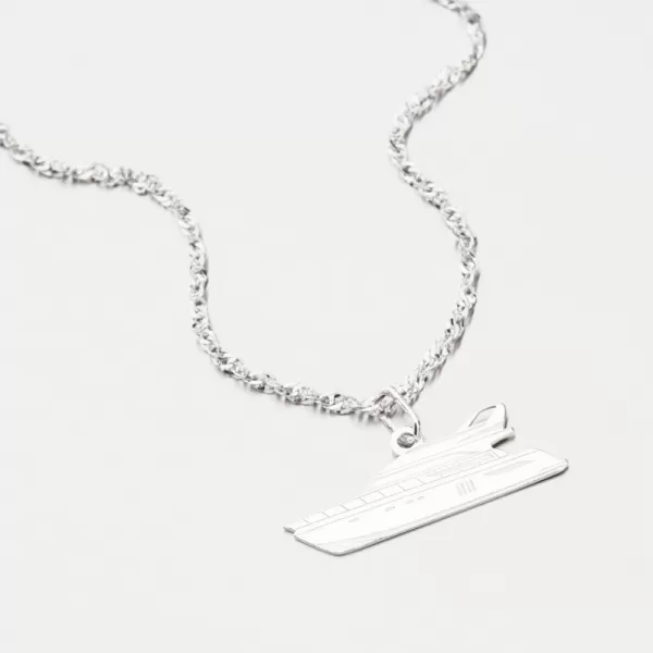 Stříbrný přívěsek loď PAMŠ-130731-Ag