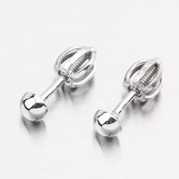 Dámské náušnice bílé zlato 585 DZ5004B