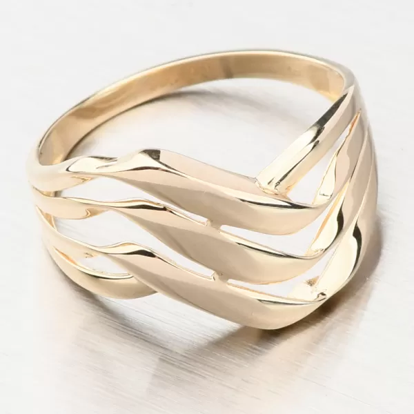 Zlatý prsten - zlato 585 GCA11-004