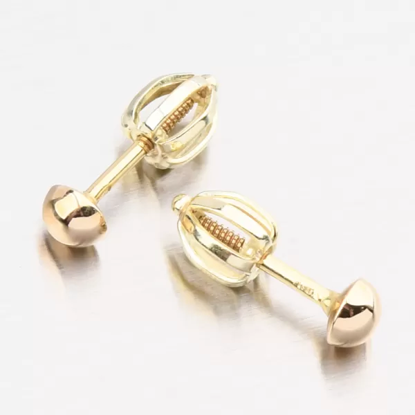 Dámské náušnice žluté zlato 585 DZ5004ZL