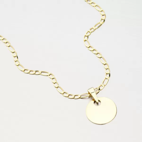 Zlatý kulatý přívěsek 322P-130040