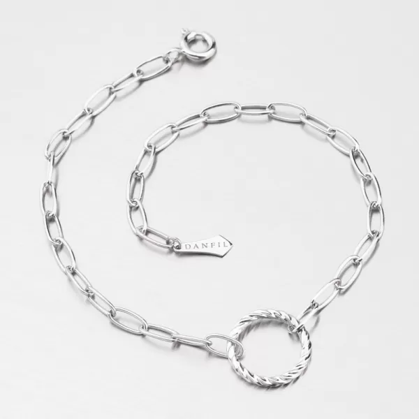 Dámský náramek bílé zlato 585 DZF5727-B-ZIR