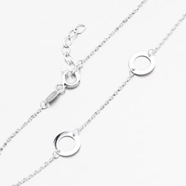 Náramek z bílého zlata 14R-029