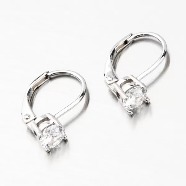 Stříbrné náušnice se zirkonem