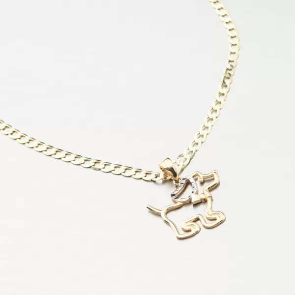 Zlatý přívěsek pes 13R-414