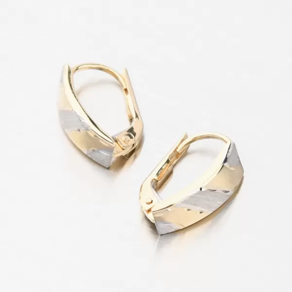 Dámské náušnice žluté zlato 585 12R-738