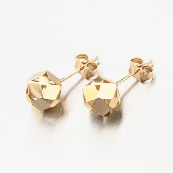 Dámské náušnice žluté zlato 585 143P-122112