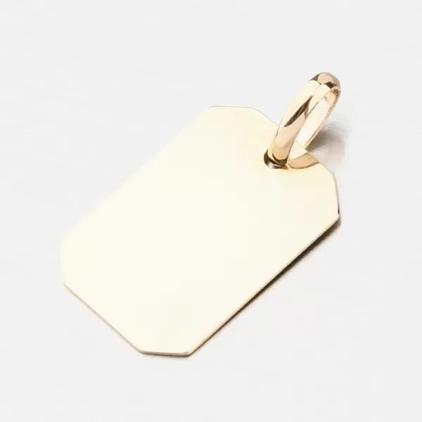 Přívěsek destička - zlato 585 GCA13-006