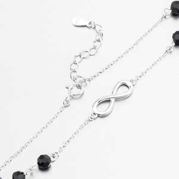 Dámský náramek stříbro 925 nekonečno s kuličkami PKL-4042