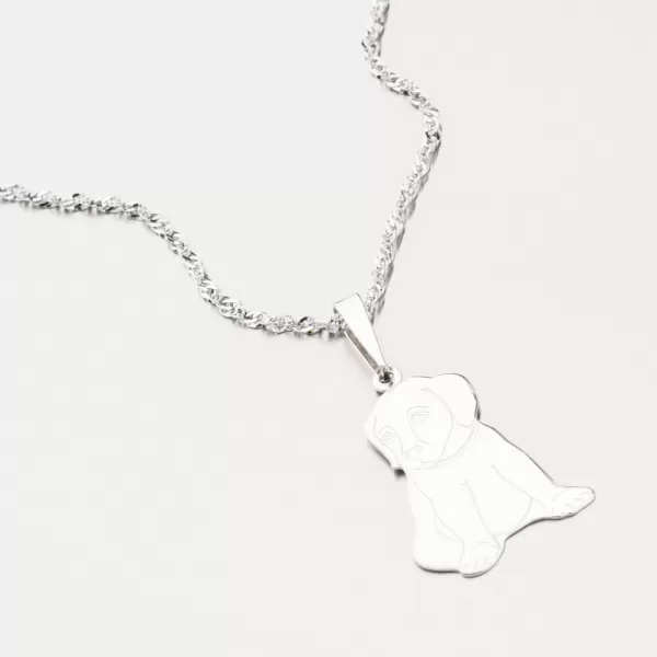 Stříbrný přívěsek pes PAMŠ-130446-Ag