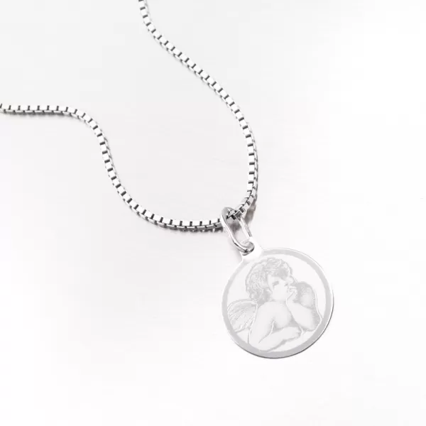 Zlatý přívěsek andílek 43-21848