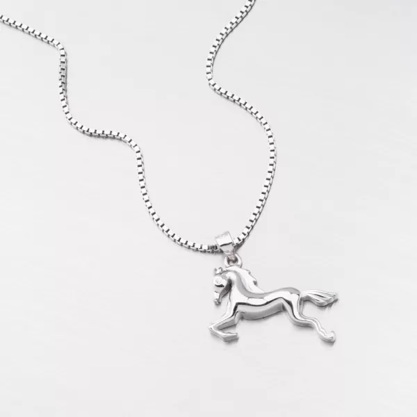 Stříbrný přívěsek kůň HST-13185