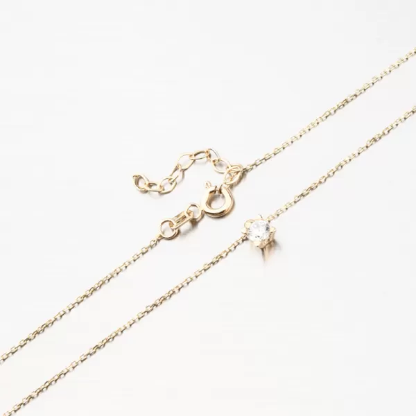 Náhrdelník se zirkonem - zlato 585 GCA15-004