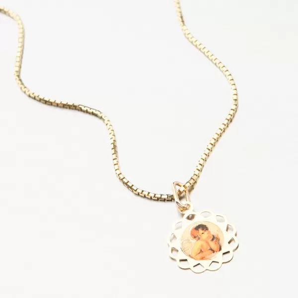 Zlatý přívěsek anděl 13R-413