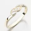 Elegantní prsten ze žlutého zlata DZ2001-ZL-02