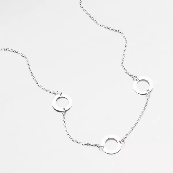 Náramek z bílého zlata 14R-029