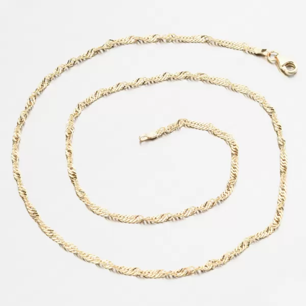 Dámský řetízek žluté zlato 585 Lambada GML-TW-045