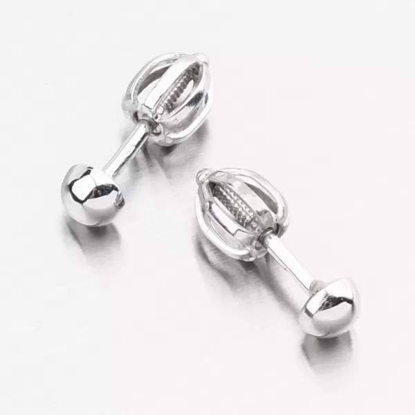 Dámské náušnice bílé zlato 585 DZ5004B