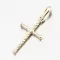 Přívěsek žluté zlato 585 kříž DZF4197-ZL-ZIR