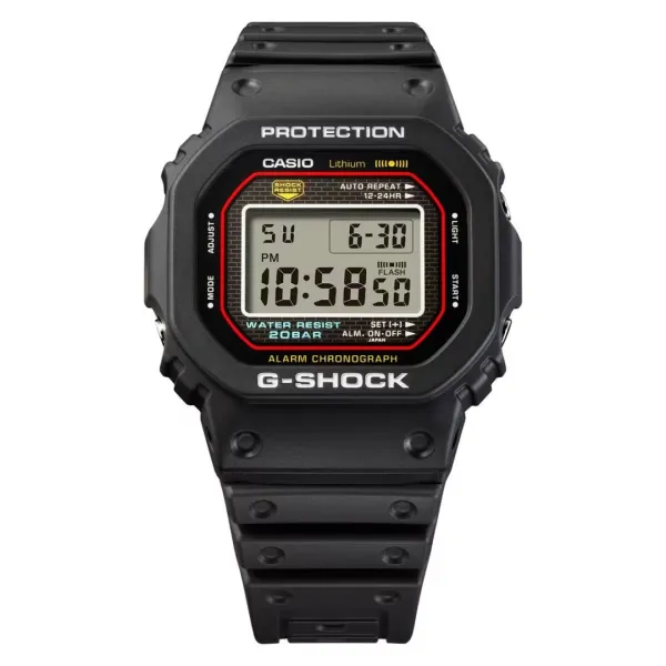 Casio G-Shock Original DW-5000R-1AER Re-creating the original design of the first G-Shock
