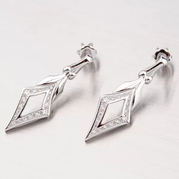 Prsten z bílého zlata GZ2145B