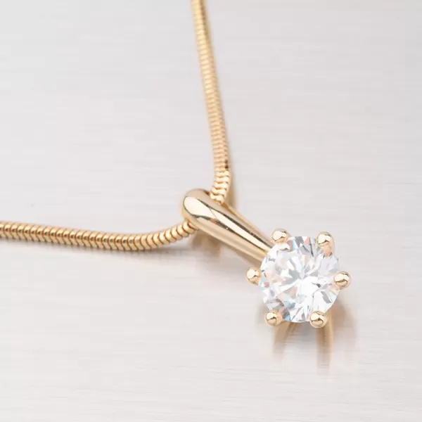 Dámské náušnice žluté zlato 585 zirkon korunky GZ2484