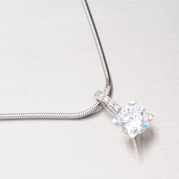 Dámský přívěsek bílé zlato 585 zirkon GZ2481B