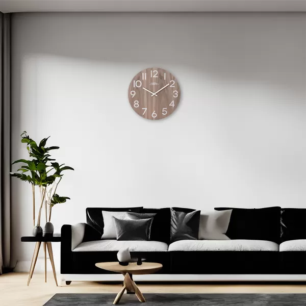 Nástěnné hodiny PRIM Genuine Veneer - C E07P.4245.5400