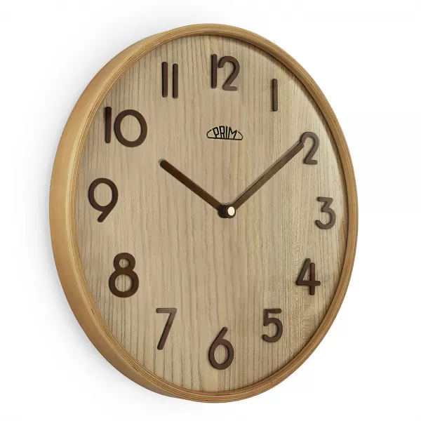 Nástěnné hodiny PRIM Natural Veneer E07P.4139.5053