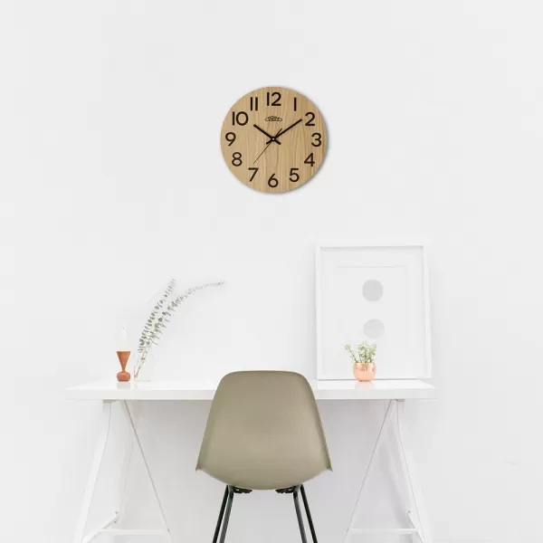 Nástěnné hodiny PRIM Genuine Veneer - B E07P.4245.5190