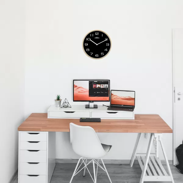 Nástěnné hodiny PRIM Woody E01P.4048.5390