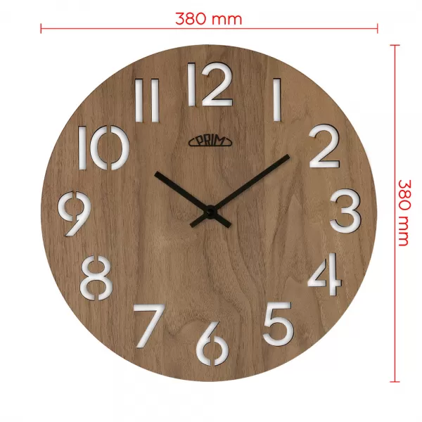 Nástěnné hodiny PRIM Authentic Veneer - C E07P.4242.54