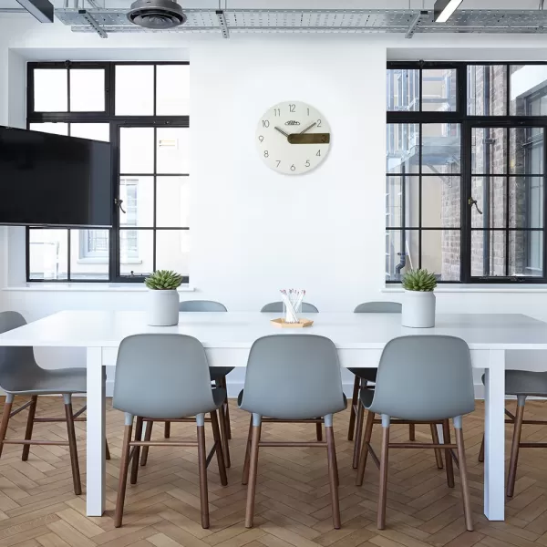 Nástěnné hodiny PRIM Clear Timber E01P.4128.00