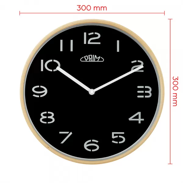 Nástěnné hodiny PRIM Woody E01P.4048.5390