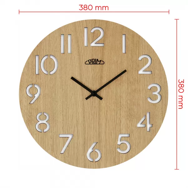 Nástěnné hodiny PRIM Authentic Veneer - B E07P.4242.51