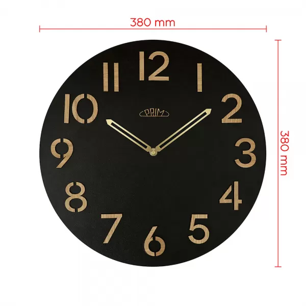Nástěnné hodiny PRIM Combined Veneer E07P.4246.9051