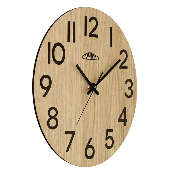 Nástěnné hodiny PRIM Genuine Veneer - B E07P.4245.5190