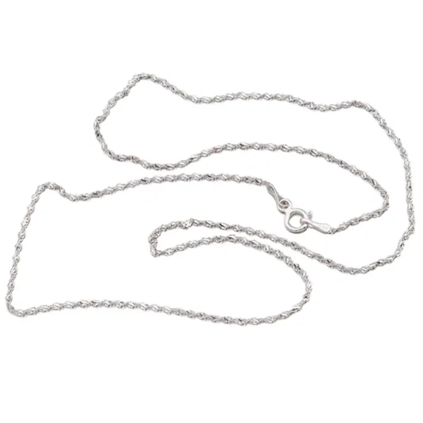 Náramek bílé zlato 585 N369-0007