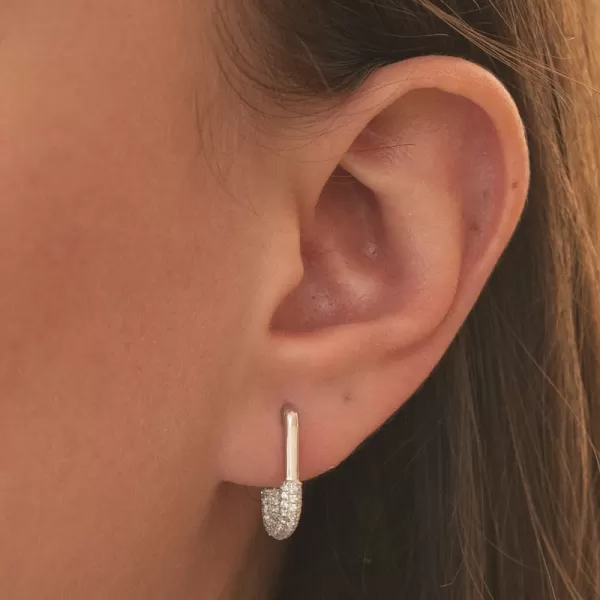 Dámské náušnice stříbro 925 zirkon PKL-2230