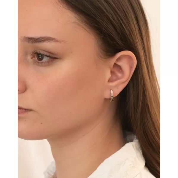 Dámské náušnice stříbro 925 broušené kruhy PKL-2242