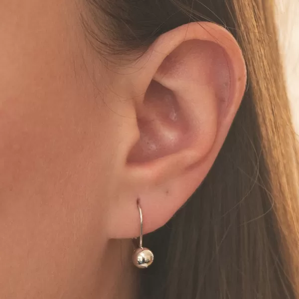 Dámské náušnice stříbro 925 kuličkou PKL-2264