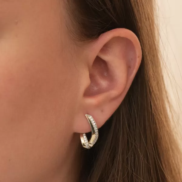 Dámské náušnice stříbro 925 zirkon PKL-2261