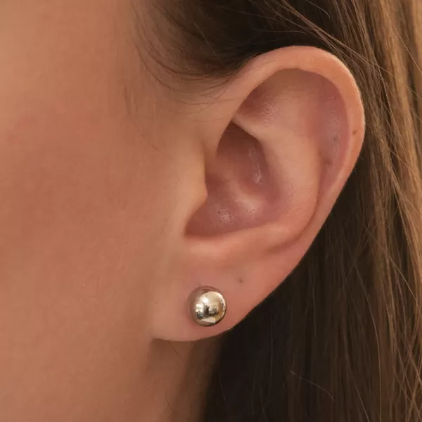 Dámské náušnice stříbro 925 s kuličkou PKL-2259