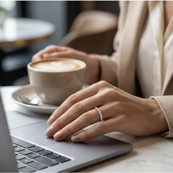 Dámský prsten přírodní diamant 0.168 ct G/SI 10845D-CV