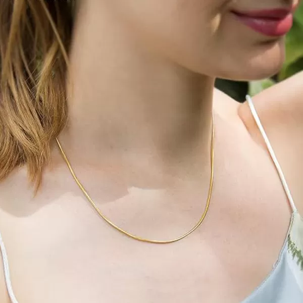 Ocelový řetízek pro dámy 65049