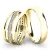 Snubní prsteny žluté zlato 585 SP-61044-SET03